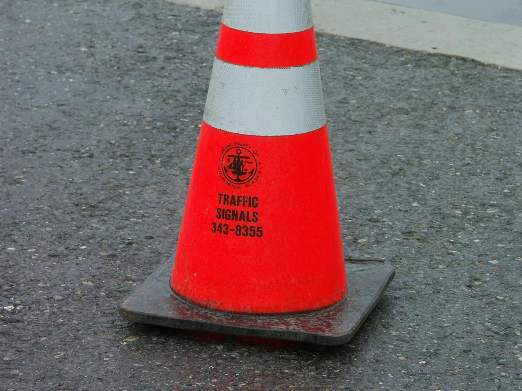 a "State" cone.... I think its part of the new "cost saving" measures.