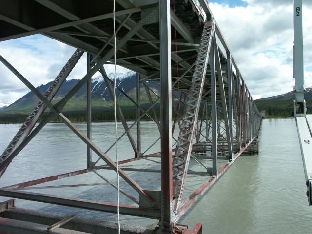 Susitna River Bridge on the Denali Highway.