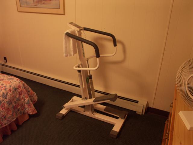 The exercise equipment in the Westmark Tok.
