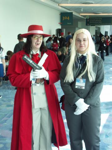 Arucard and Integra Hellsing