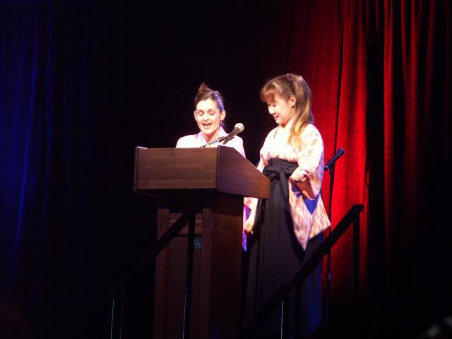 The co-MCs of the Opening and Closing ceremonies.
