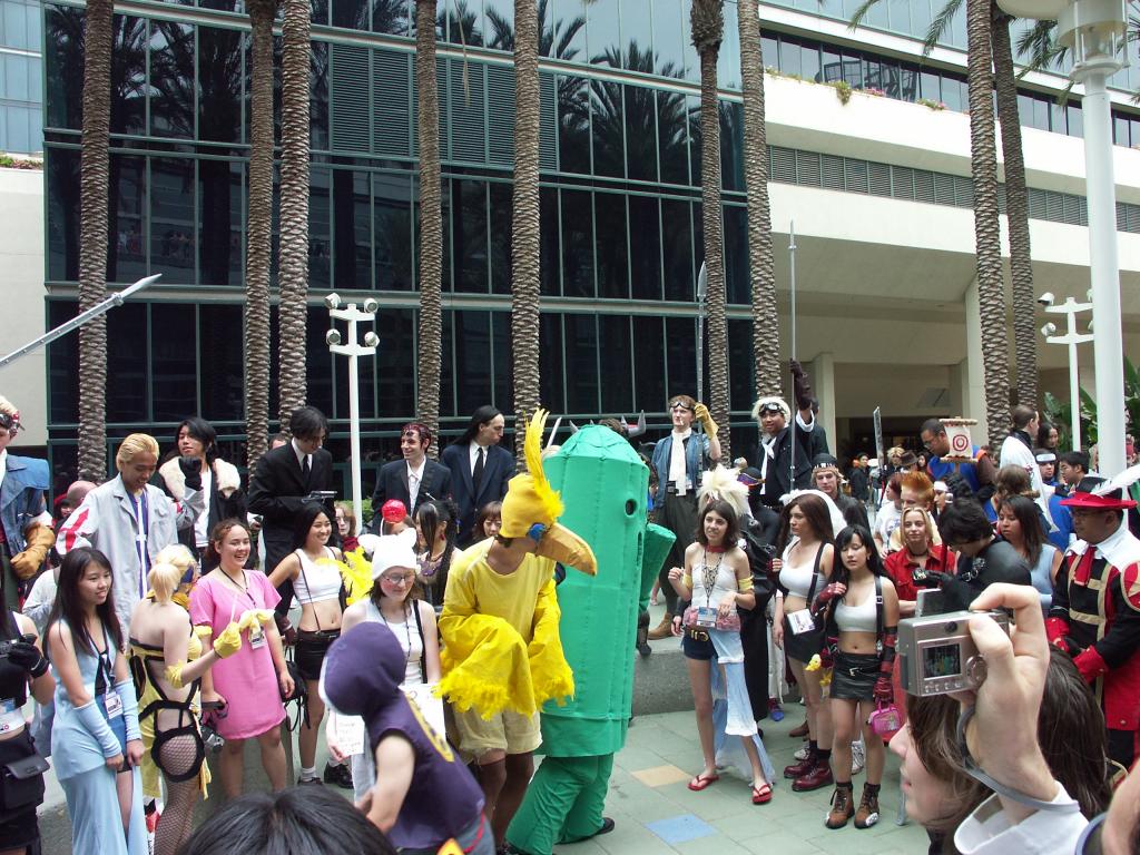 Assembly of Final Fantasy Characters (btw, the "Chocobo Rides, $2 WAS for real, he was really giving rides)